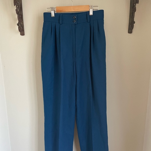 Blue 80’s Slacks - Picture 1 of 4